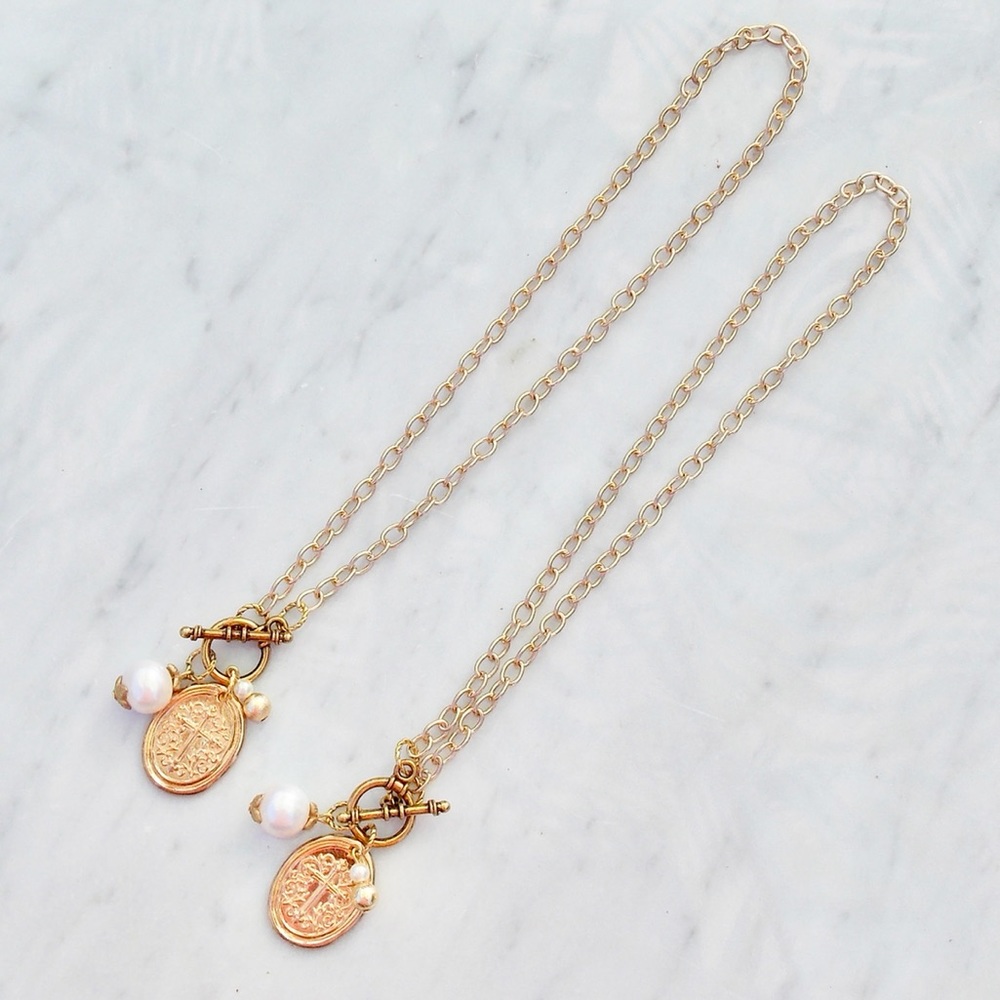 Golden Cross Necklace